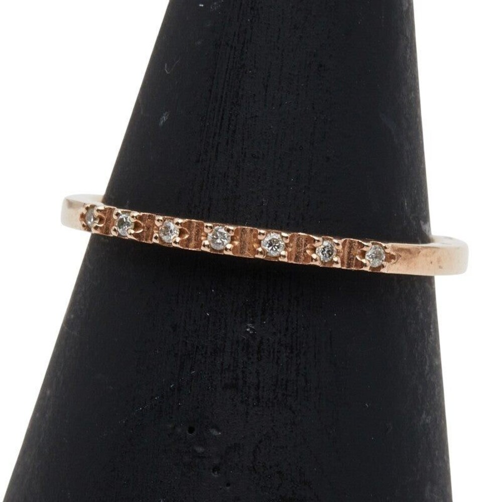 Unbranded Diamond 10K Pink Gold Ring